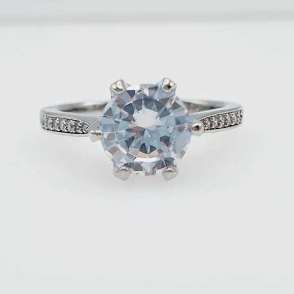 💕  Exclusive 925 Silver Plated 3A CZ Ring for Women, FB16FA1070 - Picture 9 of 9